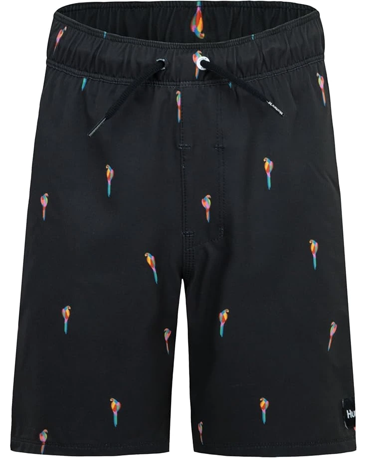 Hurley Kids Ditsy Birds Pull On Swim Trunk (Big Kid) | Swimwear 1 Hurley Kids Ditsy Birds Pull On Swim Trunk (Big Kid) | Swimwear
