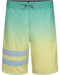 Hurley Kids Gradient Phantom Block Party Board Shorts (Big Kid) | Swimwear