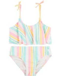 Hurley Kids Flounce Bikini (Big Kid) | Swimwear