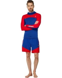 Hurley Coast Guard Hooded Surf Top | Swimwear -Shoe Style Shop 61eFocP2jL. AC SR736920