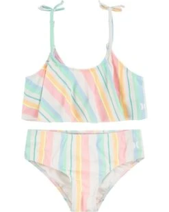 Hurley Kids Flounce Bikini (Little Kid) | Swimwear 5 Hurley Kids Flounce Bikini (Little Kid) | Swimwear -Shoe Style Shop 61exQa6egML. AC SR736920