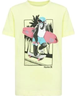 Hurley Kids Monkey See Graphic T-Shirt (Big Kid) | Shirts & Tops