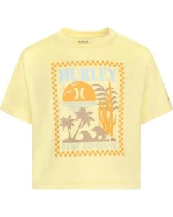 Hurley Kids Sea Check Boxy Tee (Big Kid) | Shirts & Tops