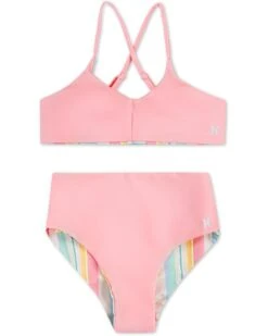 Hurley Kids Reversible Triangle Bikini (Big Kid) | Swimwear -Shoe Style Shop 61zJdOdKonL. AC SR736920