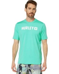 Hurley Hybrid UPF Short Sleeve Surf Tee | Swimwear -Shoe Style Shop 71OtlfDuIlL. AC SR736920