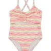 Hurley Kids Cutout One Piece Swimsuit (Big Kid) | Swimwear