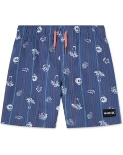 Hurley Kids Paradise Stripe Pull-On Swim Trunk (Big Kids) | Swimwear