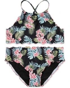 Hurley Kids Halter Bikini (Big Kid) | Swimwear