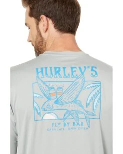 Hurley Everyday Hybrid Upf Long Sleeve Tee | Swimwear -Shoe Style Shop 81PkwWqcWdL. AC SR736920