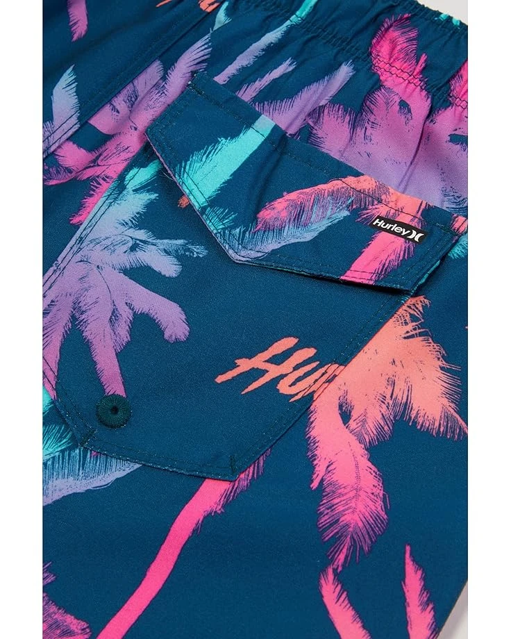 Hurley Kids Palm Print Pull-On Swim Trunks (Big Kids) | Swimwear 2 Hurley Kids Palm Print Pull-On Swim Trunks (Big Kids) | Swimwear - Image 2